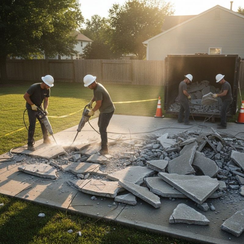 Concrete Porch Removal in Bergen County, NJ